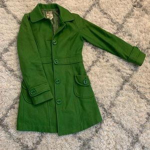 Women’s green pea coat